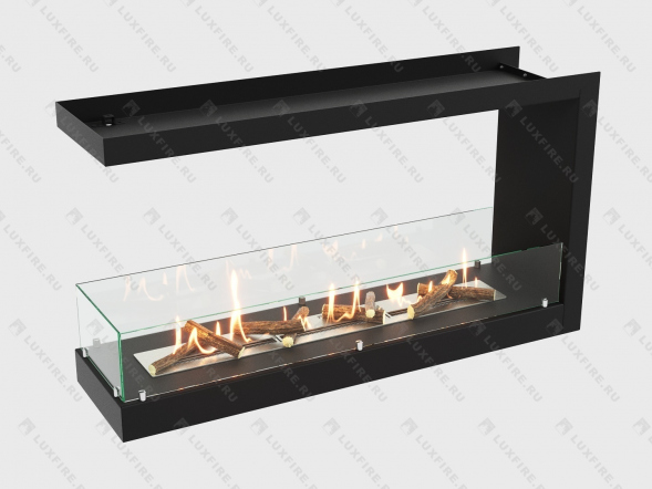 Встроенный биокамин Lux Fire Торцевой 1155 М
