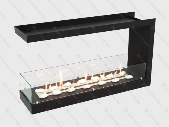 Встроенный биокамин Lux Fire Торцевой 1155 М