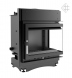 Топка с водяным контуром MAJA/PW/BP/12/BS/W, Г-образное стекло справа, змеевик