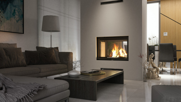 Топка DEFRO HOME INTRA LA T G, 16 кВт, 946/551мм, туннель, гильотина
