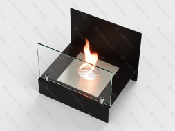 Настольный биокамин Lux Fire &amp;quot;Афиша&amp;quot; М (черный)