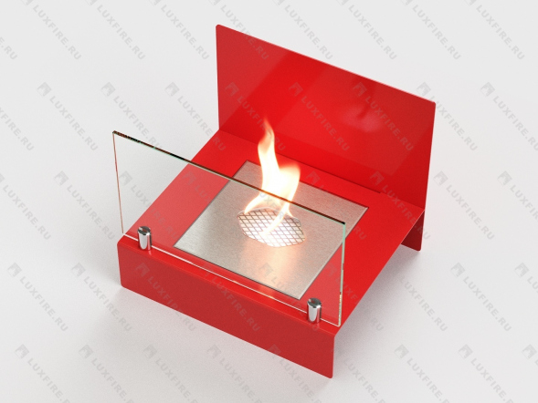 Настольный биокамин Lux Fire &amp;quot;Афиша&amp;quot; М (красный)