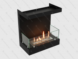 Встроенный биокамин Lux Fire Фронтальный 440 S