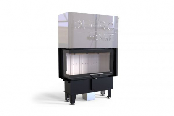 Топка DEFRO HOME INTRA ME BL G SLIM, 8 кВт, 850/478/352мм, угловое стекло слева, гильотина